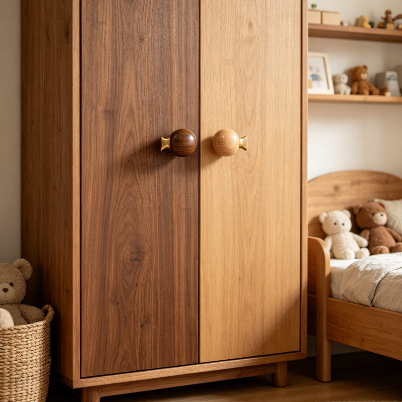 Fish-Shaped Wooden Cabinet Knob