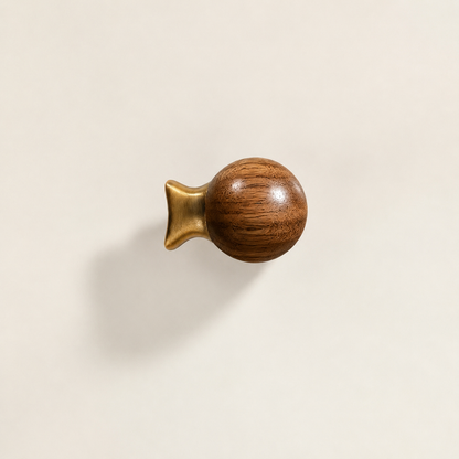 Fish-Shaped Wooden Cabinet Knob