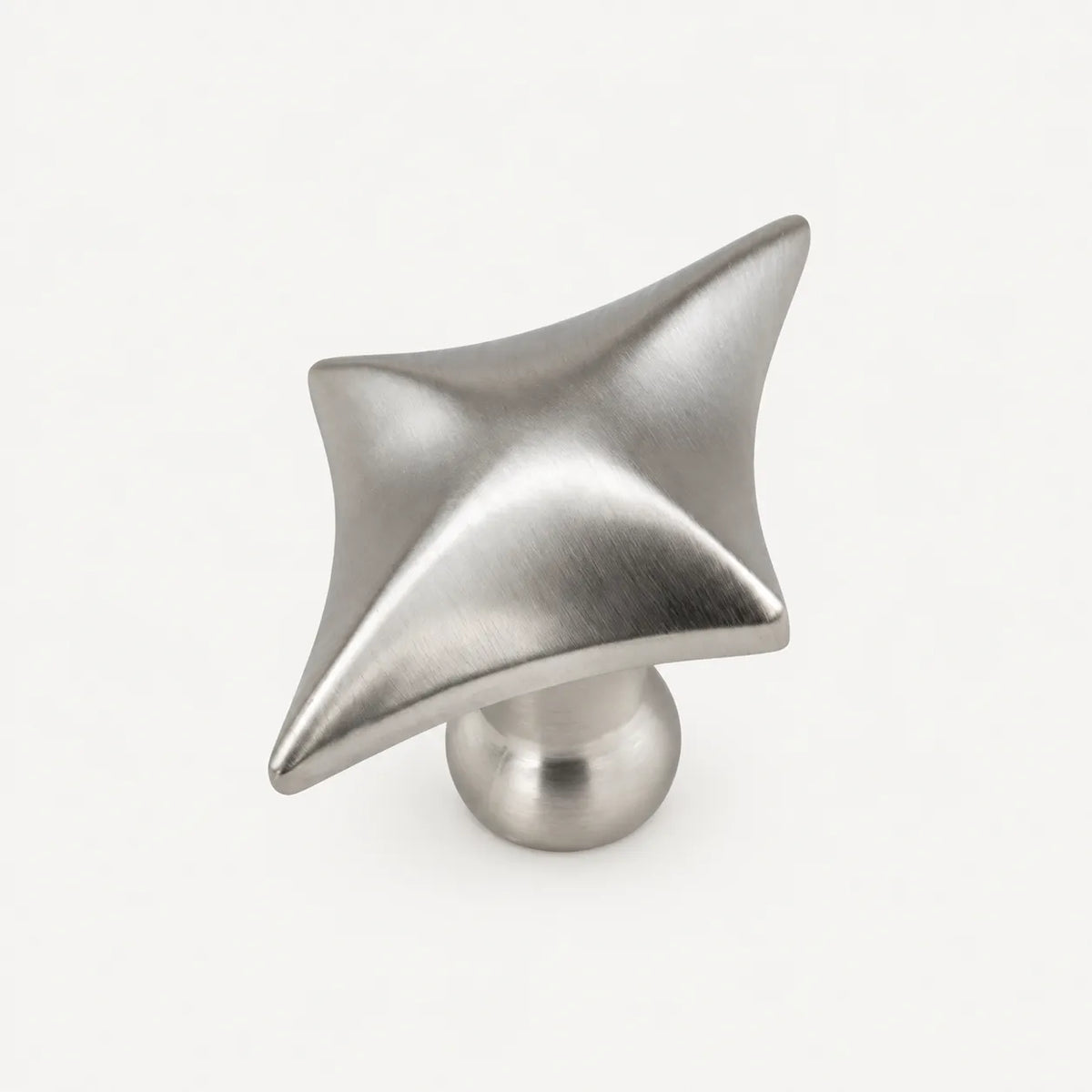 Four-Point Star Geometric Cabinet Knob