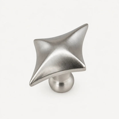 Four-Point Star Geometric Cabinet Knob