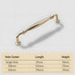 French Style Solid Brass Cabinet Pulls and Knobs
