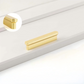 Rounded-End Aluminum Alloy Cabinet Handles for Kitchen Cabinets