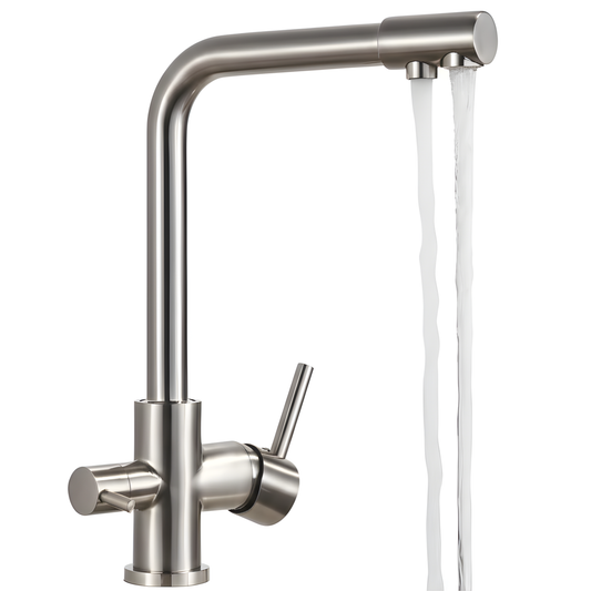 Aquiro 3-Way Kitchen Faucet with Filter Tap, RO Compatible