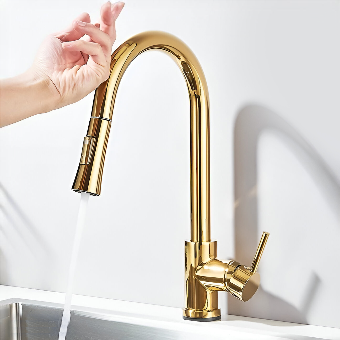 Senso Touch-Activated Pull-Down Kitchen Faucet