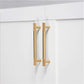 Gold Knurled Cabinet Handles, Drawer Pulls and Knobs
