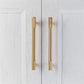 Gold Knurled Cabinet Handles, Drawer Pulls and Knobs