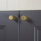 Gold Knurled Cabinet Handles, Drawer Pulls and Knobs