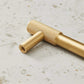 Gold Knurled Cabinet Handles, Drawer Pulls and Knobs