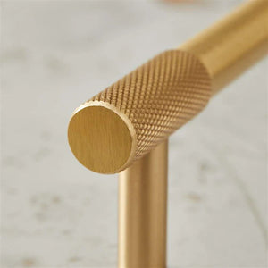 Gold Knurled Cabinet Handles, Drawer Pulls and Knobs