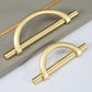 Half Moon Cabinet Pulls for Closets and Wardrobes