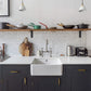 Gold Brass Curved Cabinet Pulls and Drawer Handles