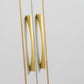 Gold Brass Curved Cabinet Pulls and Drawer Handles