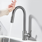 Tavora Touch Kitchen Faucet with Pull-Down Sprayer, Single Handle Stainless Steel Faucet