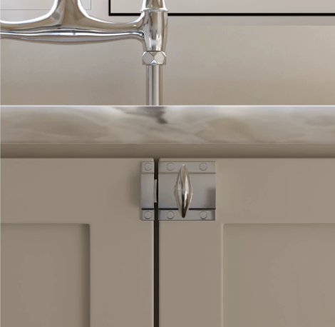 Hartwell Turn Brass Cabinet Latch
