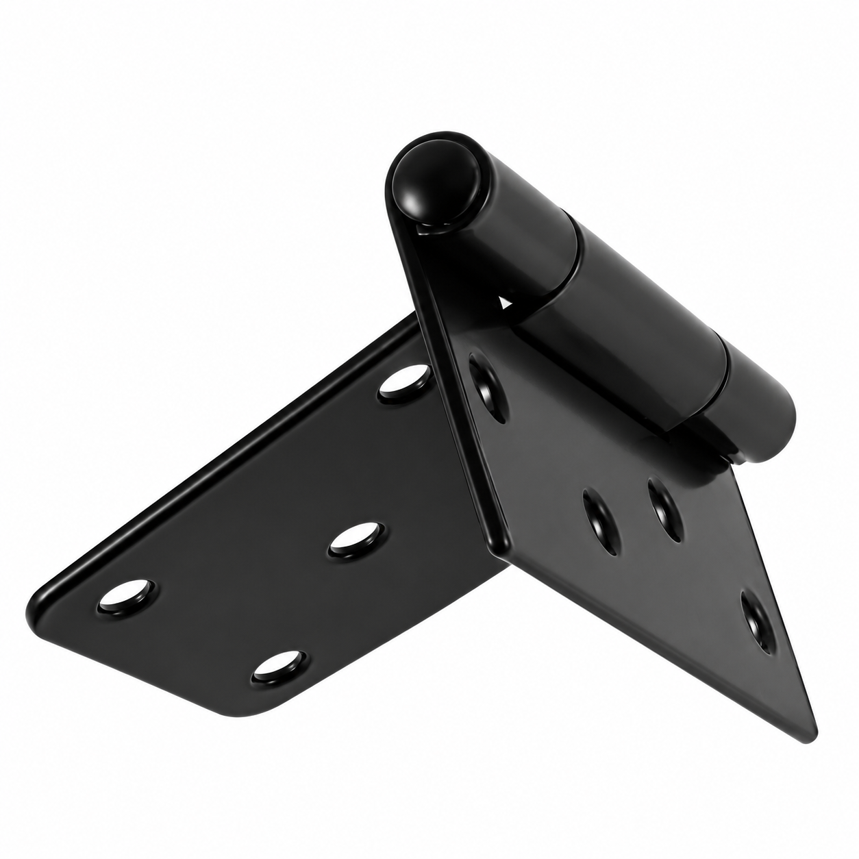 Hawthorne Heavy-Duty Black Square Door Hinges, 3.5-Inch
