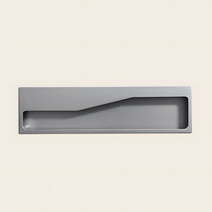 Angular Grip Rectangular Recessed Cabinet Pulls