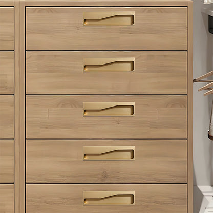 Angular Grip Rectangular Recessed Cabinet Pulls