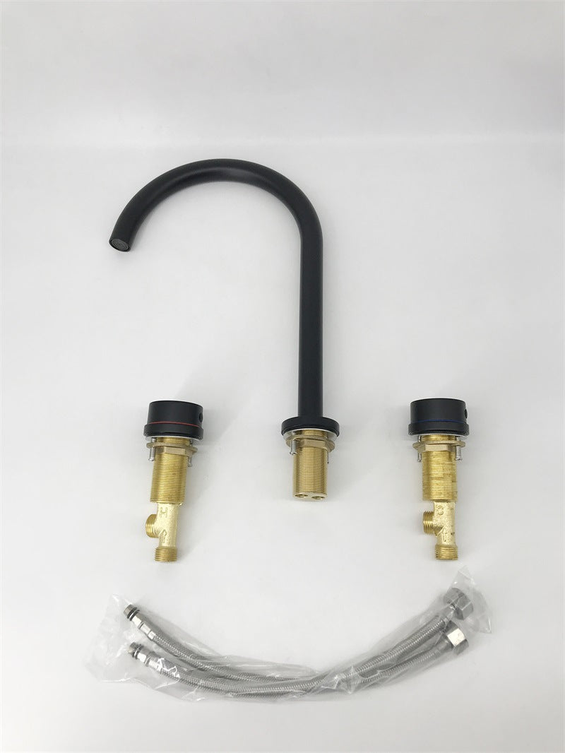 Norvia High-Arc Widespread 3-Hole Bathroom Sink Faucet - What is included