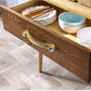 Faceted Crystal Glass Cabinet Pulls and Knobs in Gold
