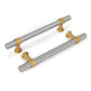 Black Gold T-Bar Cabinet Handles Kitchen Cabinet Hardware