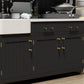 Black Gold T-Bar Cabinet Handles Kitchen Cabinet Hardware