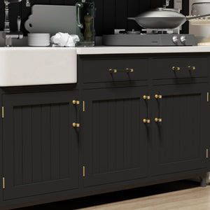 Black Gold T-Bar Cabinet Handles Kitchen Cabinet Hardware