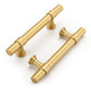 Black Gold T-Bar Cabinet Handles Kitchen Cabinet Hardware