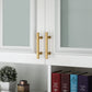 Black Gold T-Bar Cabinet Handles Kitchen Cabinet Hardware