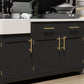 Black Gold T-Bar Cabinet Handles Kitchen Cabinet Hardware