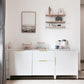 Minimalist Finger Edge Pulls for Cabinets
