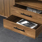 Matte Black Square Bar Drawer Pulls and Cabinet Handles
