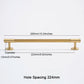 Ribbed Solid Brass Cabinet Pulls and Knobs