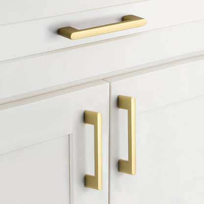 Cabinet Pulls Brushed Gold & Black Cabinet Pulls Kitchen Living Room Pulls