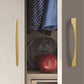 Gold Brass Curved Cabinet Pulls and Drawer Handles