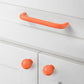 Colorful Curved Cabinet Pulls and Knobs for Kids' Room Furniture