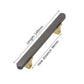 Two-Tone Gray Drawer Pulls and Cabinet Handles