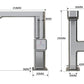 360-Degree-Swivel Single Hole Bathroom Faucets