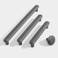 Grooved Round Bar Zinc Alloy Cabinet Pulls and Knobs
