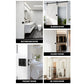 Square Keyless Pocket Door Lock with Indicator