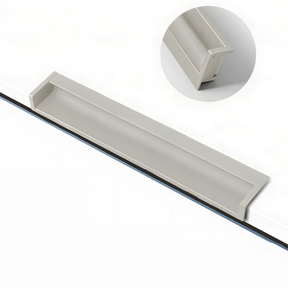 Multicolor Channel Cabinet Edge Pulls for Slab Doors