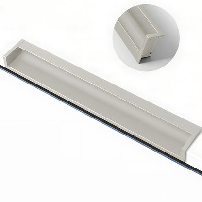 Multicolor Channel Cabinet Edge Pulls for Slab Doors