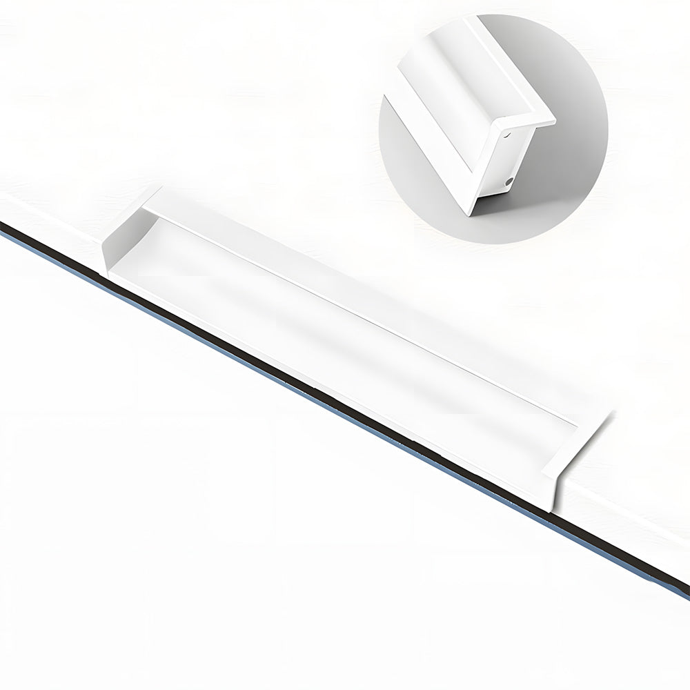 Multicolor Channel Cabinet Edge Pulls for Slab Doors
