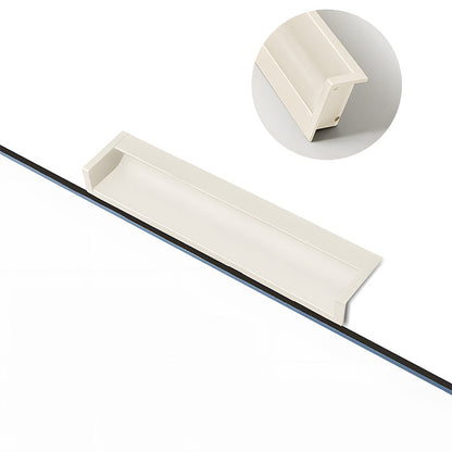 Multicolor Channel Cabinet Edge Pulls for Slab Doors