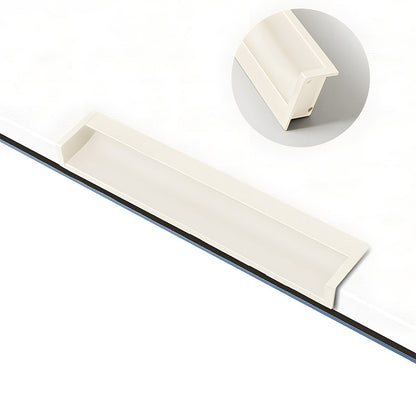 Multicolor Channel Cabinet Edge Pulls for Slab Doors