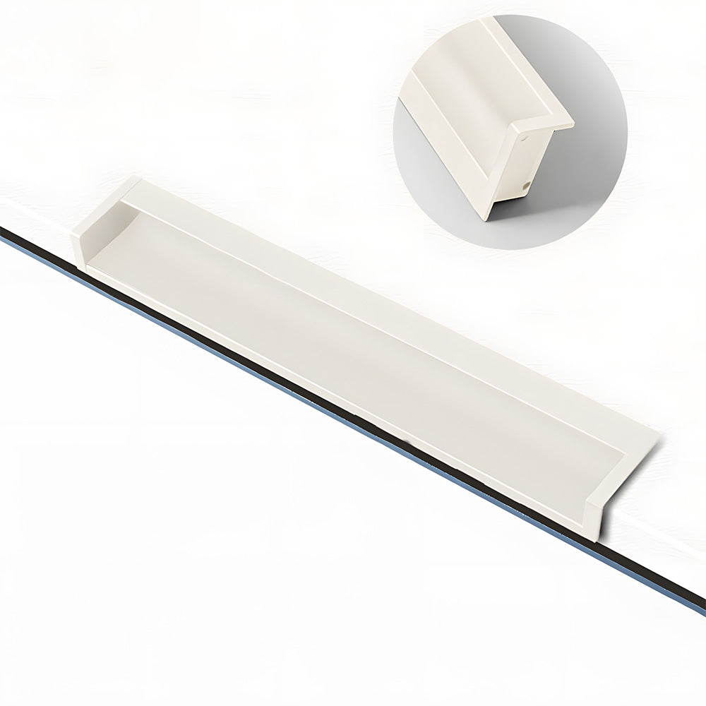 Multicolor Channel Cabinet Edge Pulls for Slab Doors