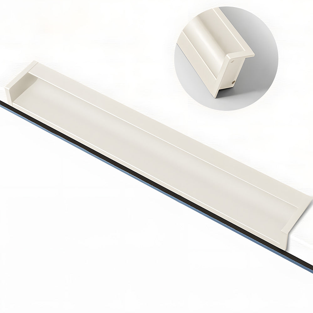 Multicolor Channel Cabinet Edge Pulls for Slab Doors