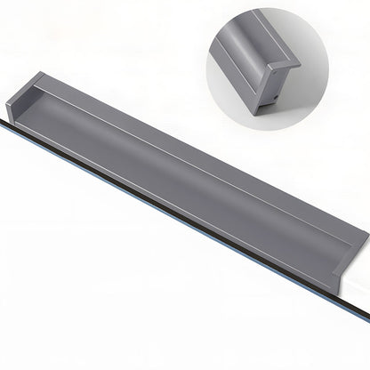 Multicolor Channel Cabinet Edge Pulls for Slab Doors