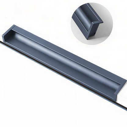 Multicolor Channel Cabinet Edge Pulls for Slab Doors