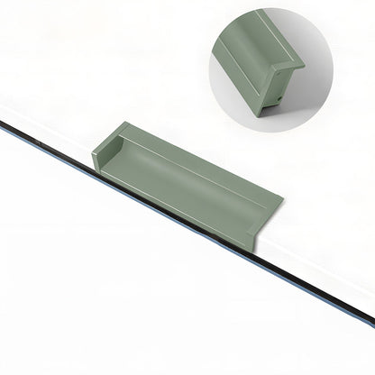 Multicolor Channel Cabinet Edge Pulls for Slab Doors