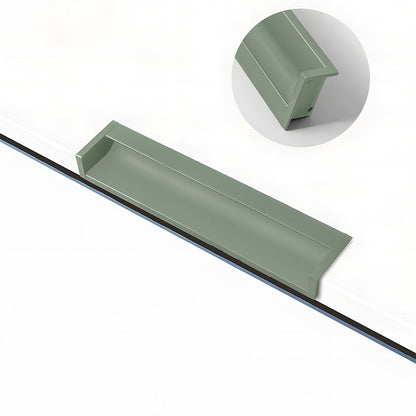 Multicolor Channel Cabinet Edge Pulls for Slab Doors